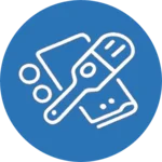 Icono de servicio de decoración de interiores