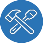 Icono de servicio de reformas y acondicionamiento de interiores